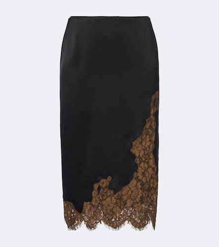 Falda midi Shiny Statement de satén - Dorothee Schumacher - Modalova