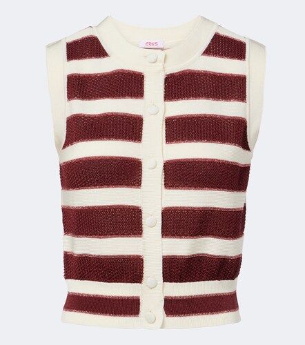 Divergent striped cotton-blend top - Eres - Modalova