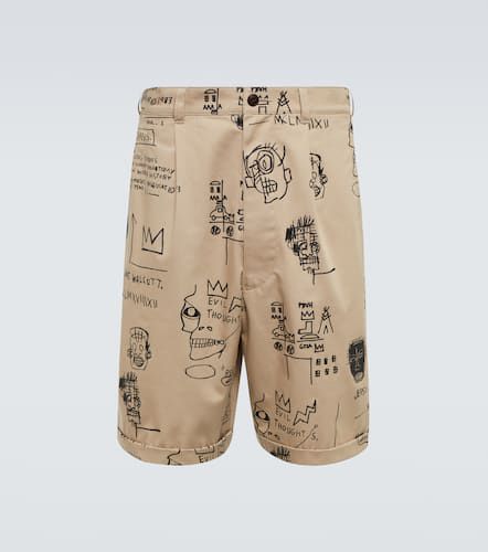 X Basquiat printed cotton shorts - Junya Watanabe - Modalova
