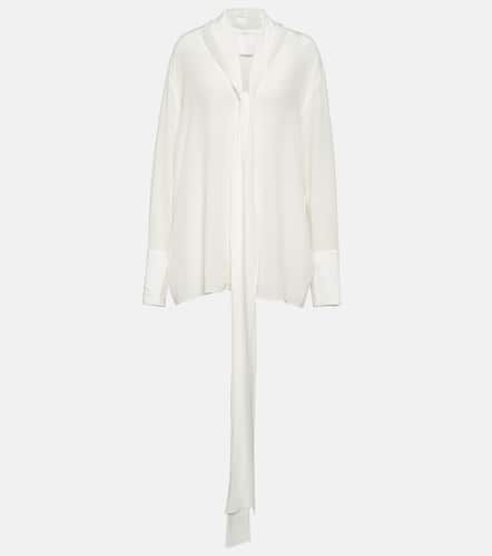 Tie-neck silk crÃªpe de chine blouse - Givenchy - Modalova