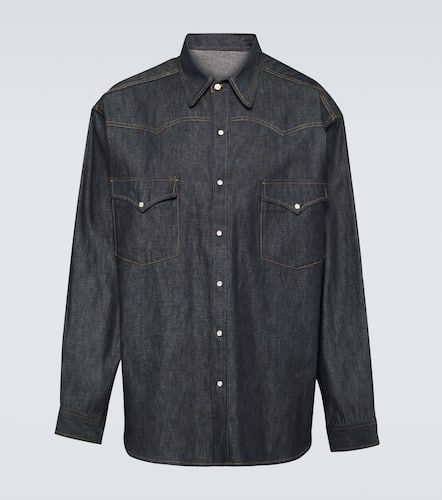 Oversized denim shirt - Maison Margiela - Modalova