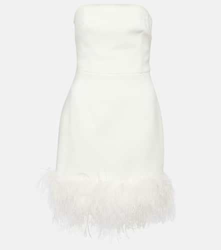 Bridal Evelyn feather-trimmed minidress - Rebecca Vallance - Modalova