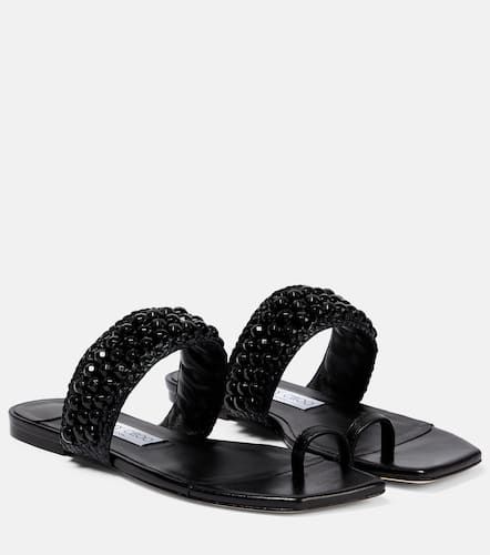 Amoure Flat embellished raffia sandals - Jimmy Choo - Modalova