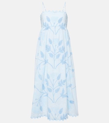Vestido midi de algodón floral - Juliet Dunn - Modalova