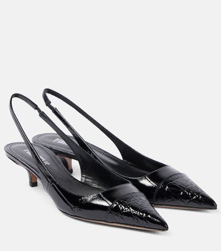 Miranda 35 patent leather slingback pumps - Paris Texas - Modalova