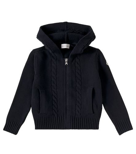 Kapuzenjacke aus Wolle - Moncler Enfant - Modalova