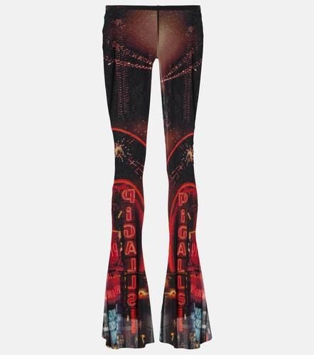 Pigalle printed mesh flared pants - Jean Paul Gaultier - Modalova