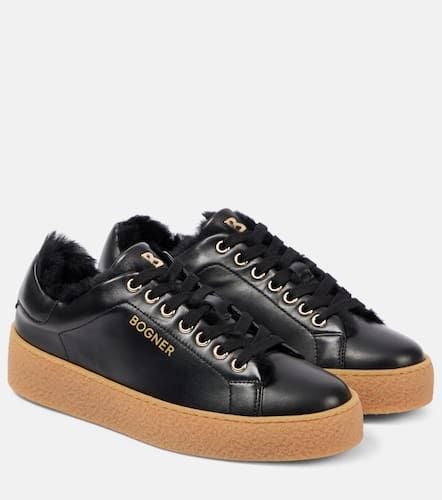 Lucerne shearling-lined leather sneakers - Bogner - Modalova