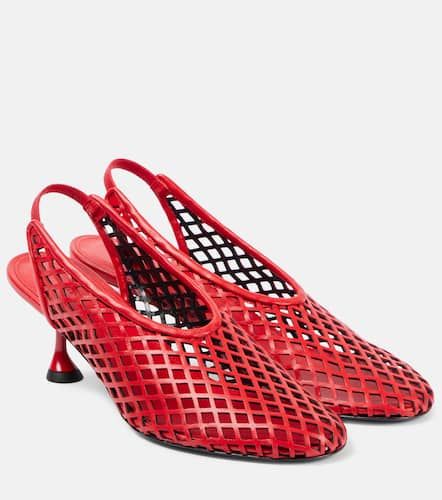 Tee leather mesh slingback pumps - Proenza Schouler - Modalova