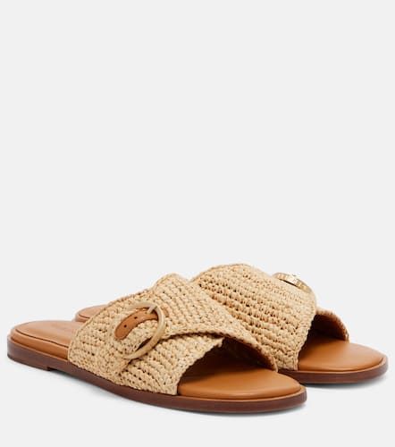 Clergerie Irme raffia slides - Clergerie - Modalova