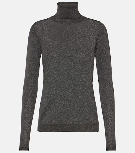 Cashmere-blend turtleneck top - Brunello Cucinelli - Modalova