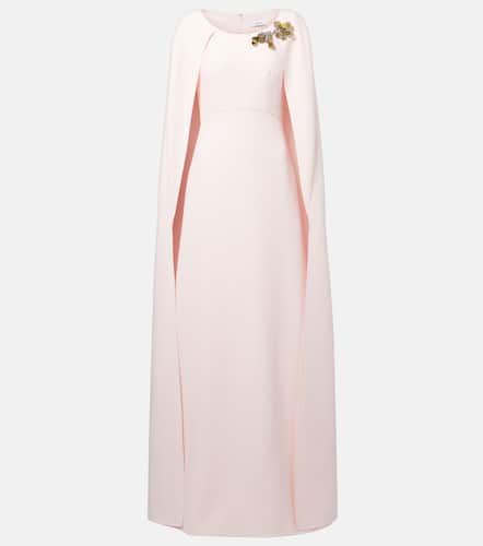 Safiyaa Yuna caped embellished gown - Safiyaa - Modalova