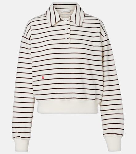 Polo cropped in cotone a righe - JW Anderson - Modalova