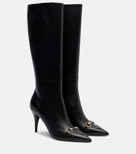 Gucci Erin leather knee-high boots - Gucci - Modalova