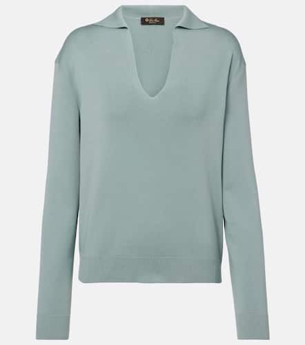Silk and cotton polo sweater - Loro Piana - Modalova
