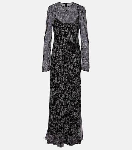 SIR Polka-dot silk maxi dress - SIR - Modalova