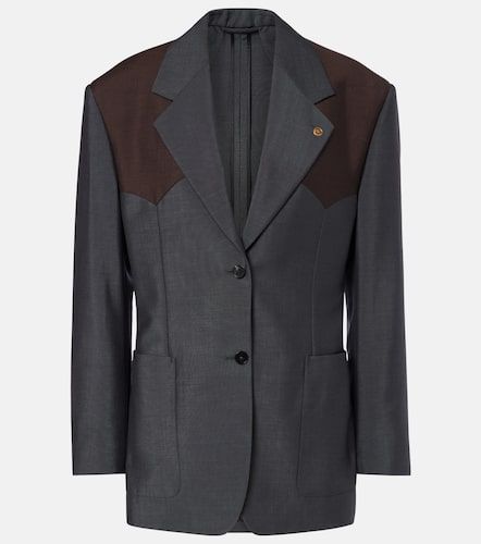 Medusa wool and mohair blazer - Versace - Modalova