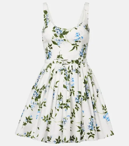 Vestido corto Eglantine de algodón floral - Emilia Wickstead - Modalova