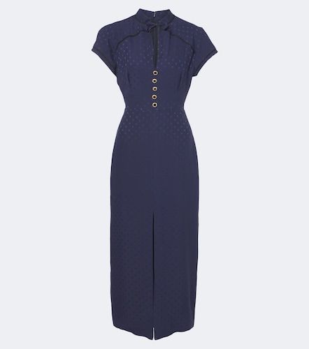 Abito midi in seta jacquard - Alessandra Rich - Modalova