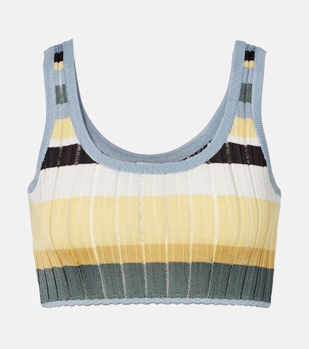 Alaïa Top cropped a righe - Alaia - Modalova