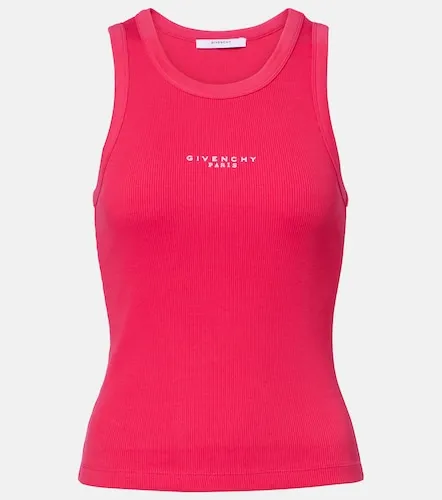 Top de algodón estampado con logo - Givenchy - Modalova
