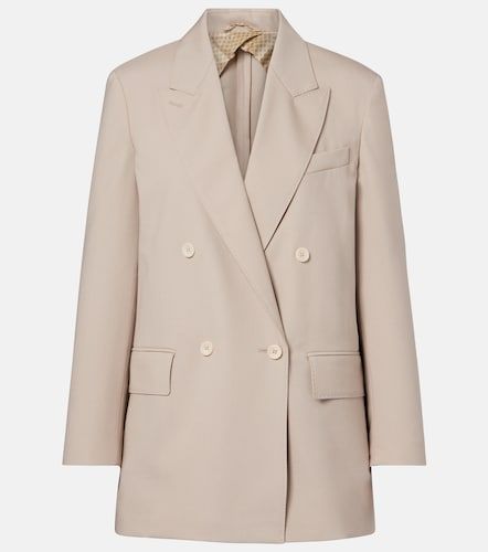 Double-breasted wool, mohair, and silk blazer - Max Mara - Modalova