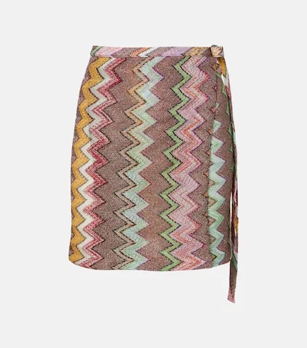 Missoni Zigzag lame wrap skirt - Missoni - Modalova