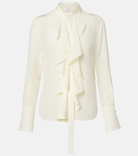 McQueen Ruffled silk blouse - McQueen - Modalova