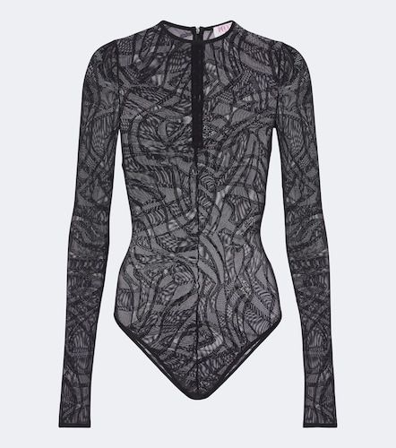 Bodysuit Labirinto aus Jacquard-Tüll - Pucci - Modalova