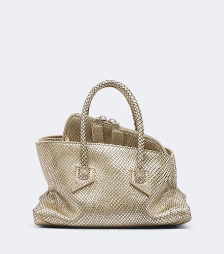La Passeggiata Mini leather top-handle bag - The Attico - Modalova