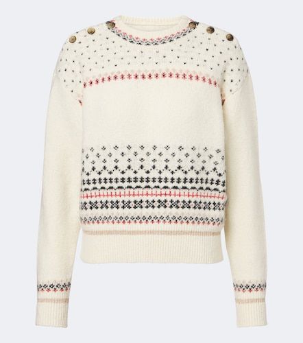 Zoe Fair Isle cotton and wool-blend sweater - Marant Etoile - Modalova