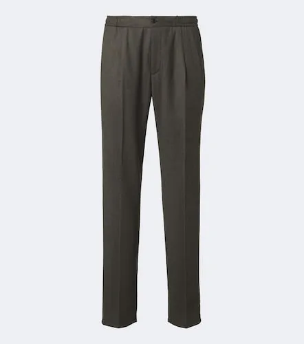 Virgin wool straight pants - Rubinacci - Modalova