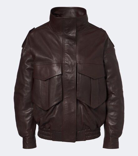Napa leather jacket - The Frankie Shop - Modalova