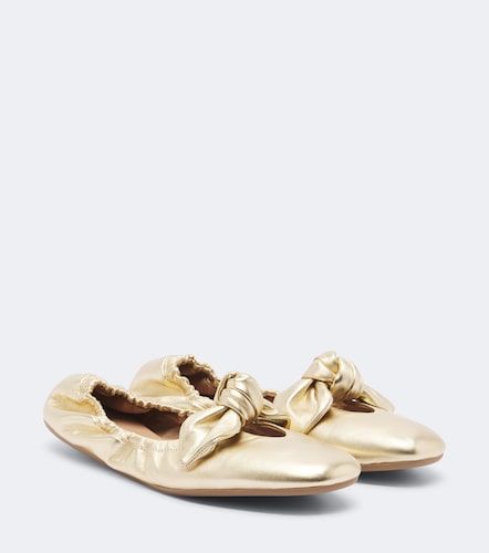 Carousel metallic leather ballet flats - Zimmermann - Modalova
