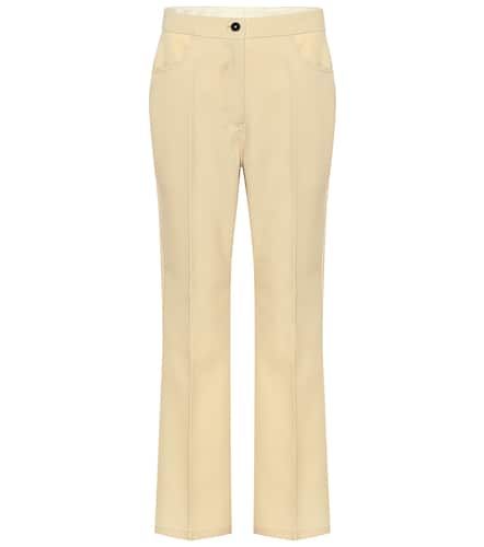 High-rise straight wool pants - Jil Sander - Modalova