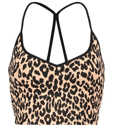 Sweetheart leopard-print crop top - Adam Selman Sport - Modalova