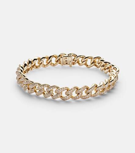 Medium 18kt yellow gold bracelet with diamonds - Shay Jewelry - Modalova