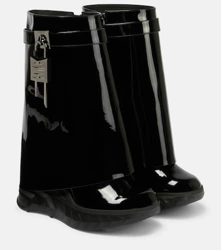 Shark Lock leather ankle boots - Givenchy - Modalova