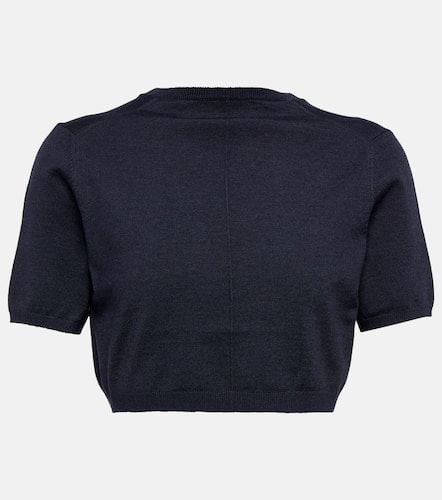 The Row Vic wool and silk crop top - The Row - Modalova