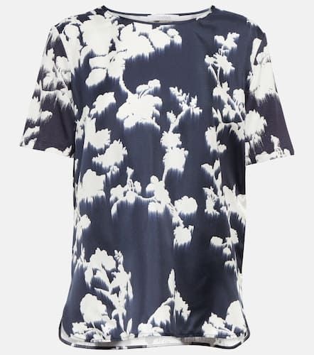 Fagus floral jersey and silk top - Max Mara - Modalova