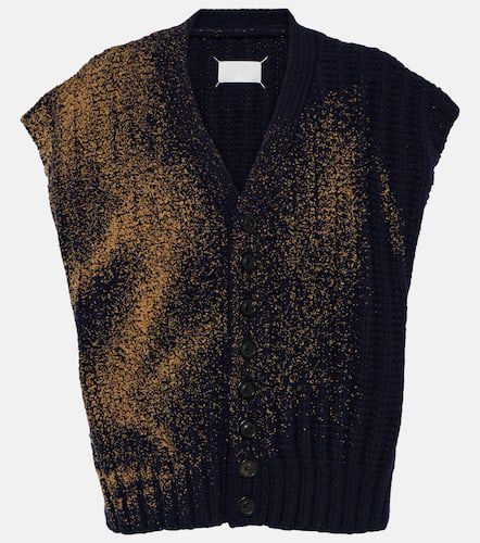 Sandstorm ribbed-knit wool vest - Maison Margiela - Modalova