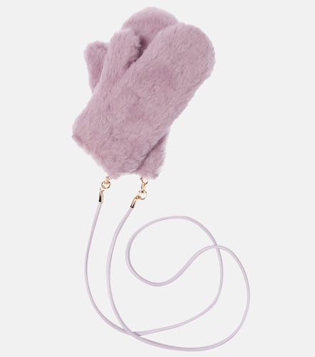 Max Mara Ombrato teddy mittens - Max Mara - Modalova