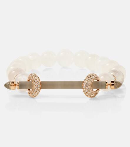 Chakra 18kt rose gold bracelet with gemstones - Ananya - Modalova