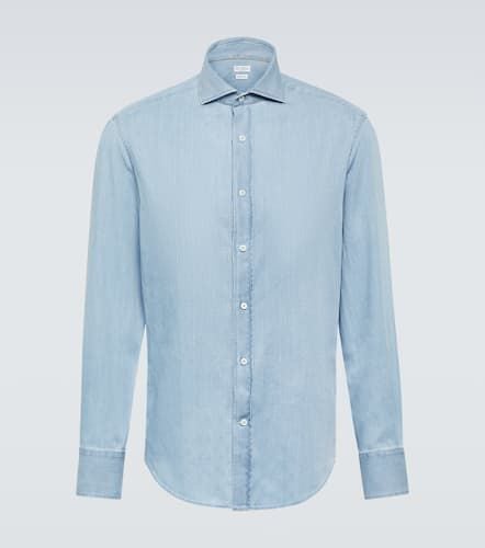 Chambray denim shirt - Brunello Cucinelli - Modalova