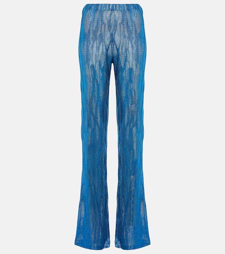 Jacquard high-rise wide-leg pants - Missoni Mare - Modalova