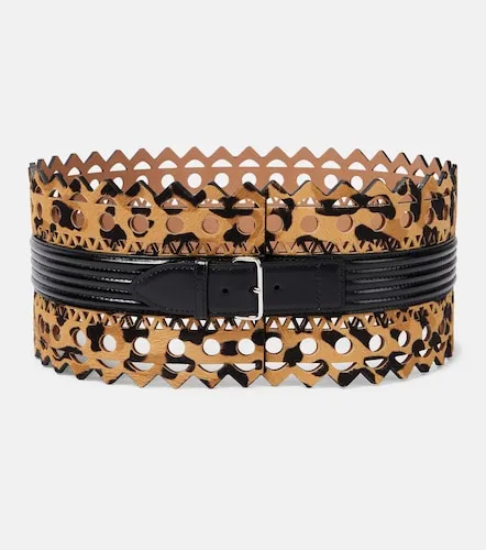 Alaia Small leather corset belt - Alaia - Modalova