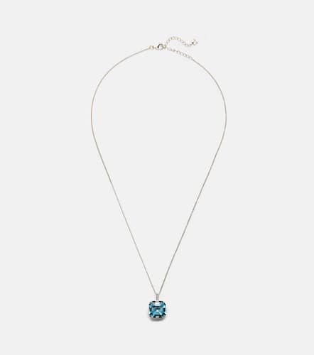 Kt necklace with topaz and diamonds - Mateo - Modalova