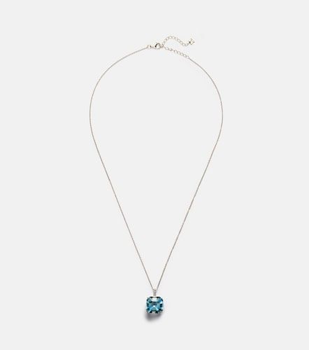 Collar de oro de 14 ct de topacio y diamantes - Mateo - Modalova
