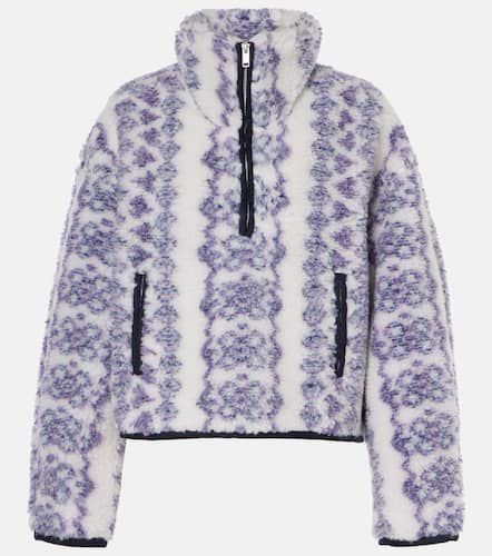 Marie printed teddy half-zip sweater - Marant Etoile - Modalova