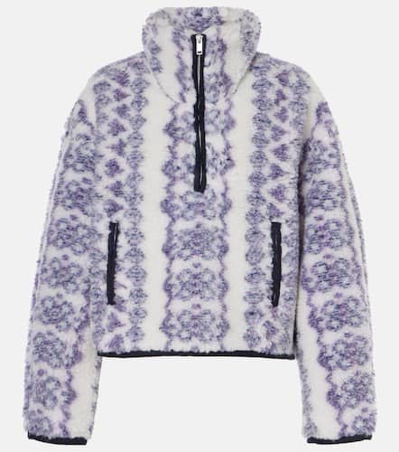 Marie printed teddy half-zip sweater - Marant Etoile - Modalova